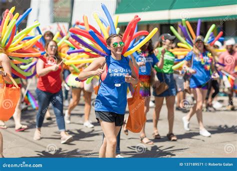 LGBTQ Pride Parade 2018 editorial photo. Image of social - 137189571