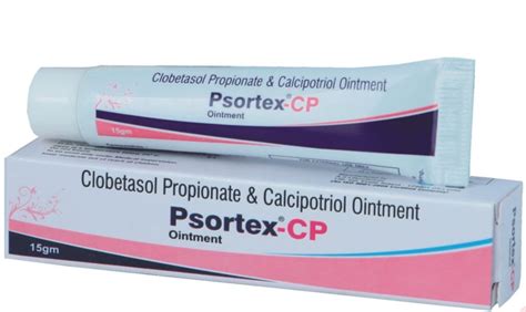 Calcipotriol and Clobetasol, Psortex CP Ointment, Cream at Rs 350/box in Surat