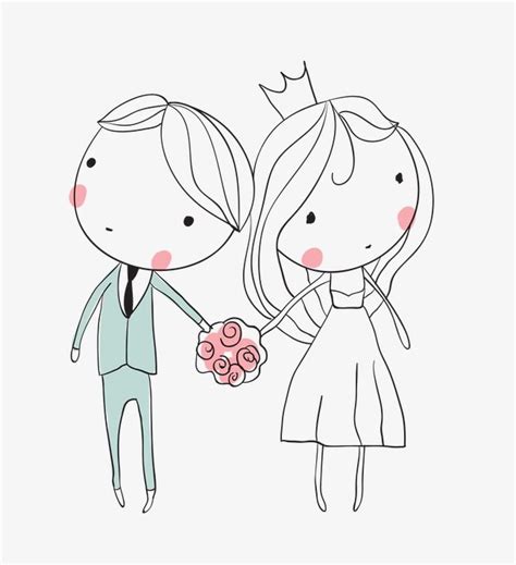 Bride And Groom Cartoon Clipart Enthralling