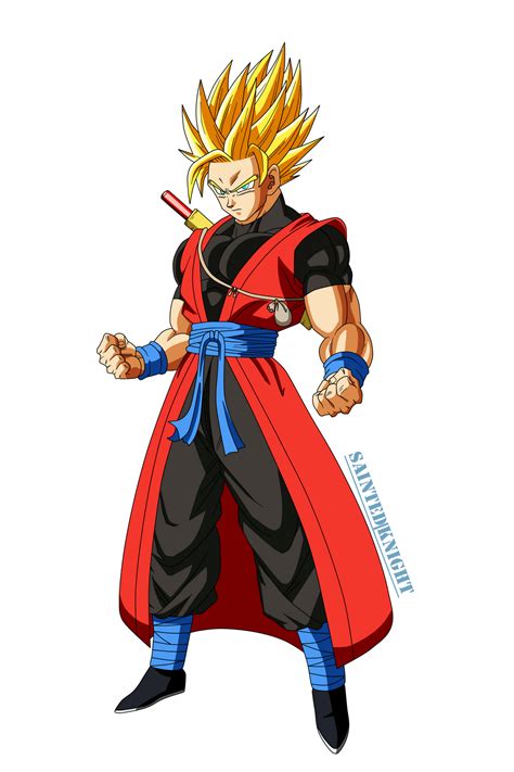 Dragon Ball Heroes - Xeno Goku Ssj Render by SaintedKnight on DeviantArt