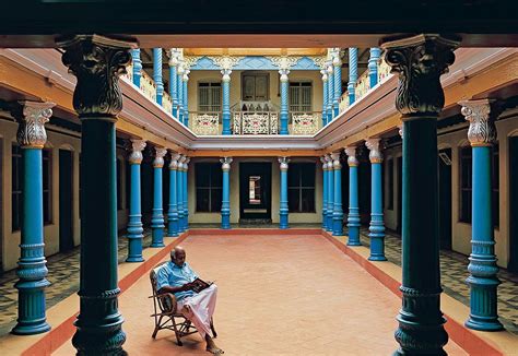 The Chettinadu Mansion is one of several old palatial homes converted into a heritage hotel ...