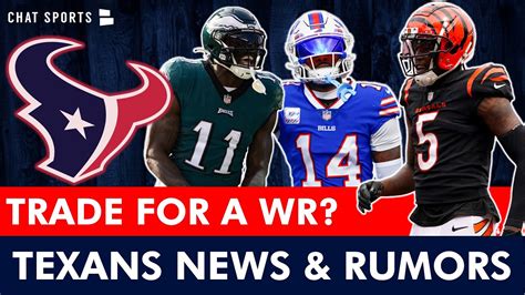 JUICY Houston Texans Trade Rumors On Tee Higgins, Stefon Diggs & A.J ...