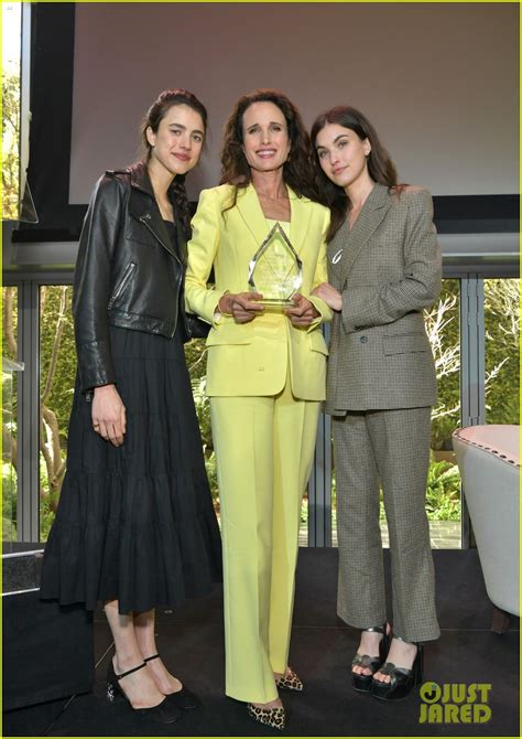 Photo: andie macdowell justin rainey margaret qualley women history 27 ...