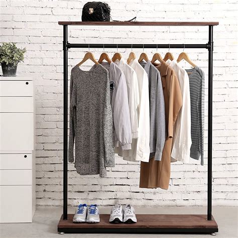 Articial 2 Level Commercial Clothing Rack,Industrial Pipe Clothes Rack ...