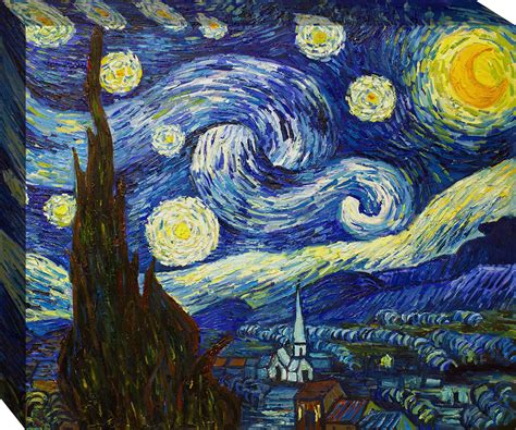 Van Gogh Starry Night Reproduction Painting - overstockArt