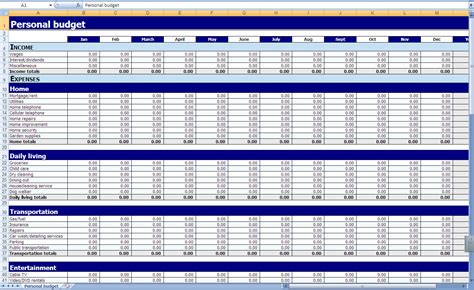 How To Set Up A Monthly Expense Spreadsheet with regard to Monthly And Yearly Budget Spreadsheet ...