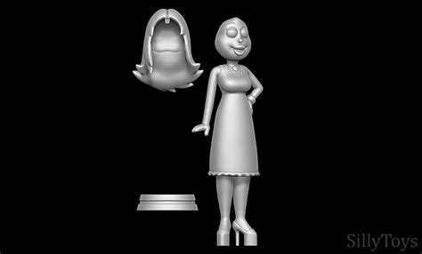 Francine Smith - American Dad 3D Model by SillyToys