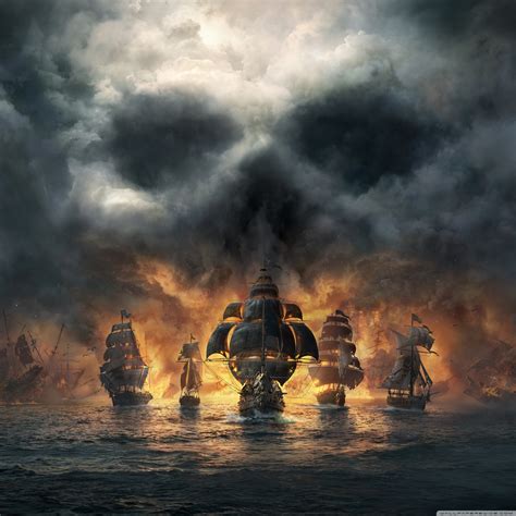 Skull and Bones 2018 Video Game Ultra HD Desktop Background Wallpaper ...