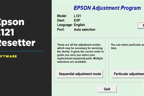 Epson L121 Resetter Adjustment Program - WareData | Tech enthusiast