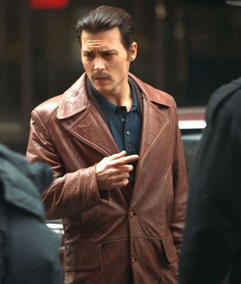 Johnny Depp Donnie Brasco Leather Jacket - Jackets Creator