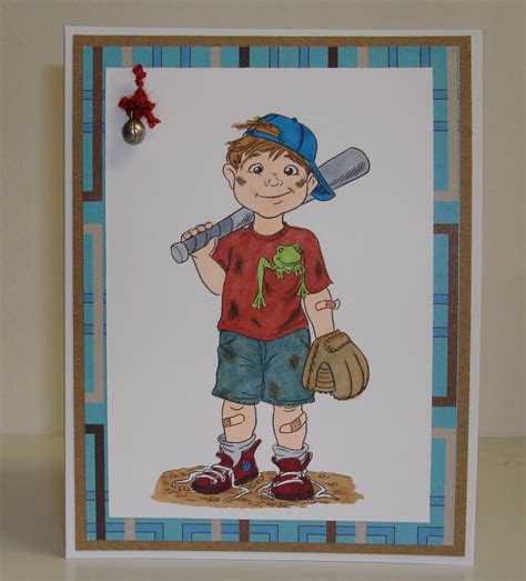 Kelly Creates: Baseball Birthday Card