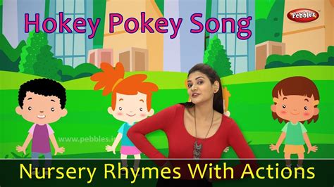 Hokey Pokey Song With Actions | Nursery Rhymes For Children | Pre School Learning Video - YouTube