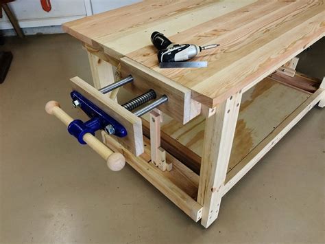 Workbench with retractable wheels - by woodshaver Tony C @ LumberJocks.com ~ woodworking community