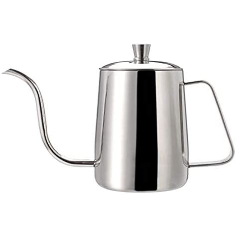 Jucoan 20 oz Small Pour Over Coffee Kettle, 304 Stainless Steel Gooseneck Tea Kettle, Drip Hot ...
