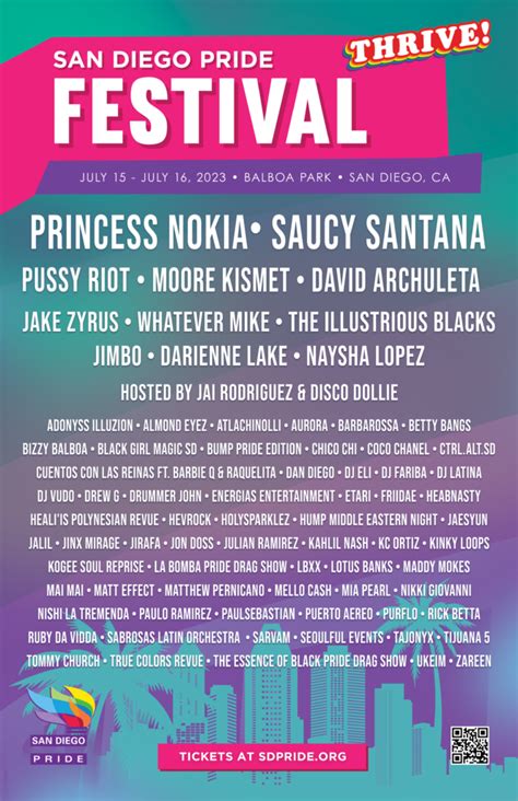 San Diego Pride Festival 2023 Lineup - San Diego Pride