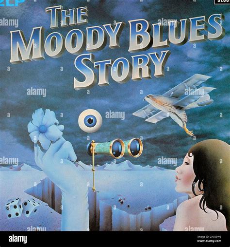 MOODY BLUES The Moody Blues Story - Vintage vinyl album cover Stock Photo - Alamy