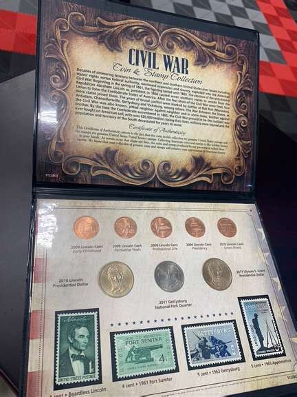 Civil War Coin & Stamp Collection - Musser Bros Inc