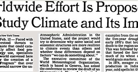 From the Archives, 1979: An Eye on Climate Change - NYTimes.com