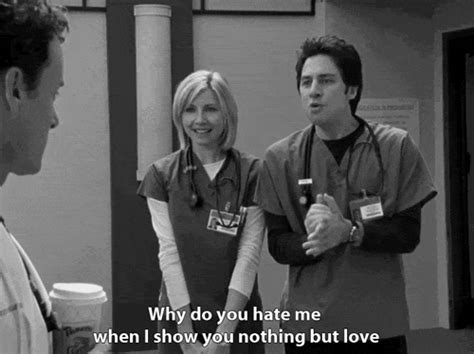 GIF love scrubs hate - animated GIF on GIFER