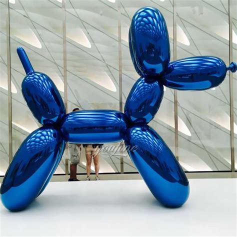 Modern Famous Metallic Jeff Koons Balloon Dog Sculpture Red Design for ...