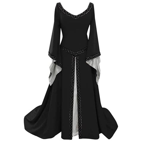 Vampire Dress, Renaissance Costumes For Women Cosplay Princess Victorian Ball Gowns Vintage ...
