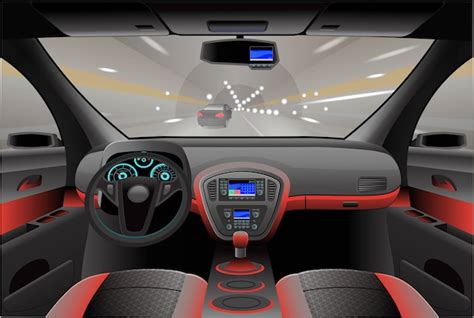 Premium Vector | Driver inside his car. vector illustration in cartoon style. driver car ...