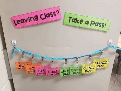 8 Bathroom Pass Ideas For A Smart And Simple Classroom - The Big Ideas Educator