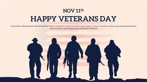 Free Veterans Day PowerPoint Template and Google Slides