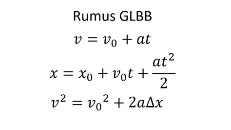 Pengertian Rumus Dan Contoh Soal Gerak Lurus Berubah Beraturan Glbb ...