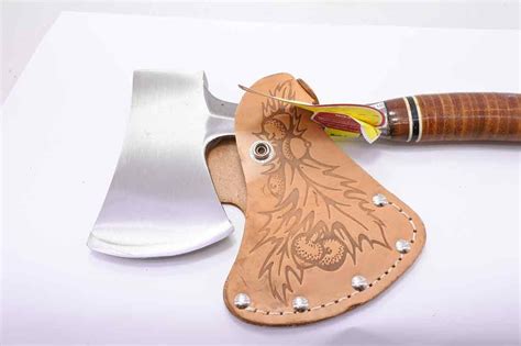 Estwing USA 24a Hatchet with leather grip and leather cover new - Tool Exchange