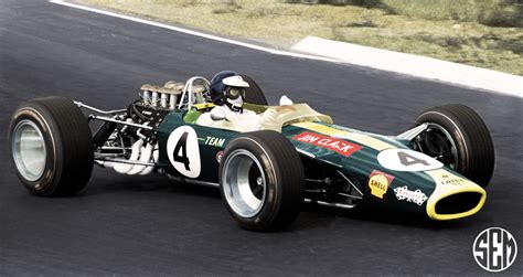 Jim Clark Driving The Lotus 49 At Kyalami In 1968 (colourised) : formula1 | Classic racing cars ...