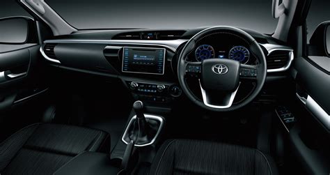 2016 toyota hilux interior dashboard press shots