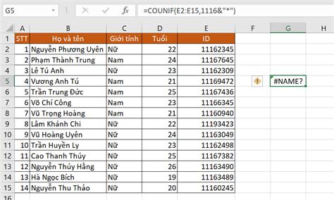 CÁCH KHẮC PHỤC KHI HÀM COUNTIF KHÔNG RA KẾT QUẢ