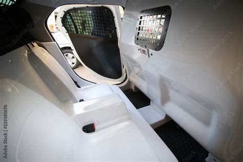 Details from the interior of a Romanian police vehicle Stock Photo ...