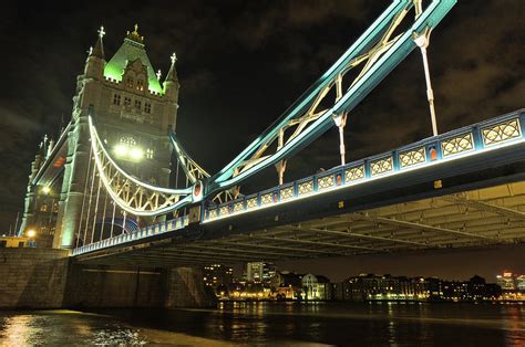 Tower Bridge night view in London Photograph by Angelo DeVal