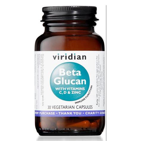 Beta Glucans Food Supplements in 60vegcaps from Viridian