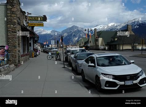 Downtown Jasper, Alberta, Canada Stock Photo - Alamy