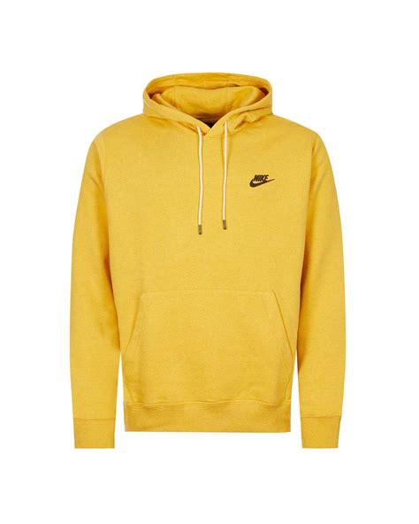 Nike Hoodie in Yellow for Men | Lyst