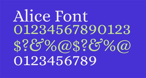 Alice free Font - What Font Is