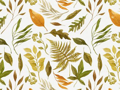Watercolor Leaves designs, themes, templates and downloadable graphic ...