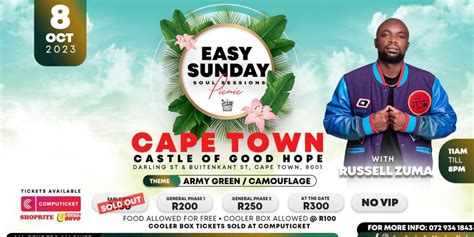 Easy Sunday Soul Sessions Picnic Cape Town - Computicket BoxOffice