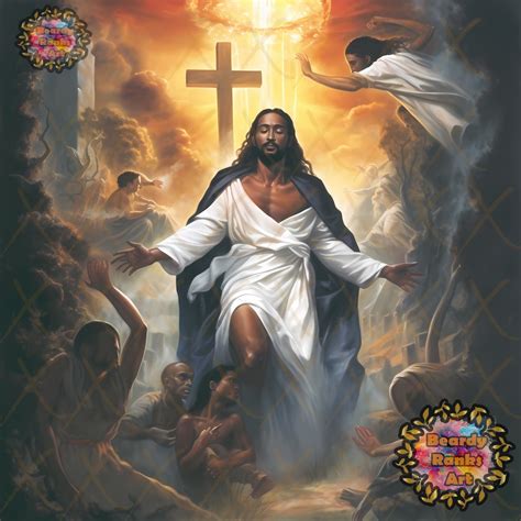 5 Black Jesus Canvas Prints, Christian Wall Art Prints, Christian ...