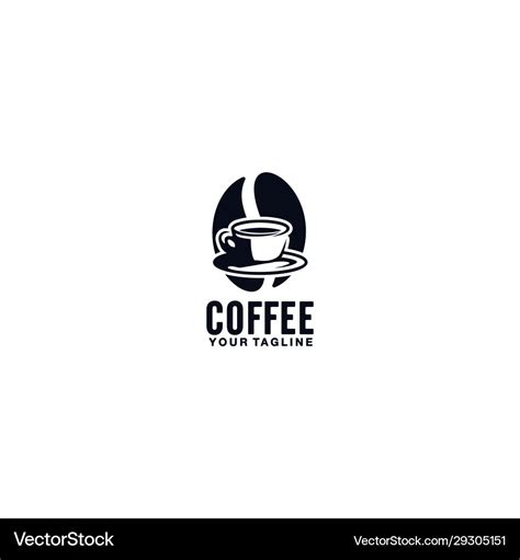 Coffee logo design template idea Royalty Free Vector Image