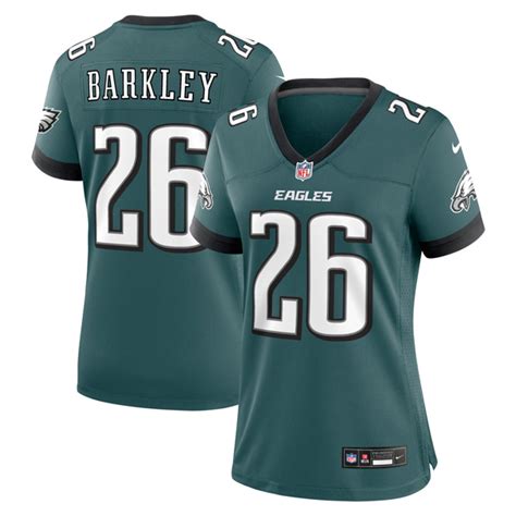 Saquon Barkley Philadelphia Eagles Midnight Green Game Jersey - All ...