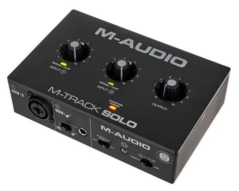 M-Audio M-Track Solo 48-KHz, 2-channel USB Audio Interface with 1 ...