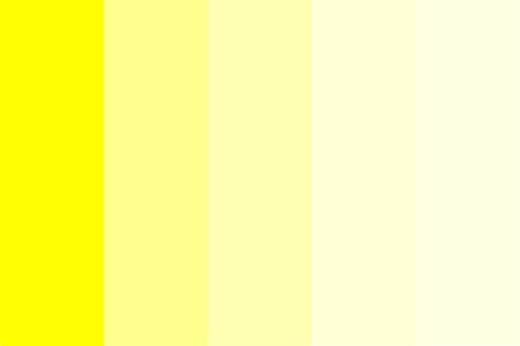 Electric Yellow Color Palette