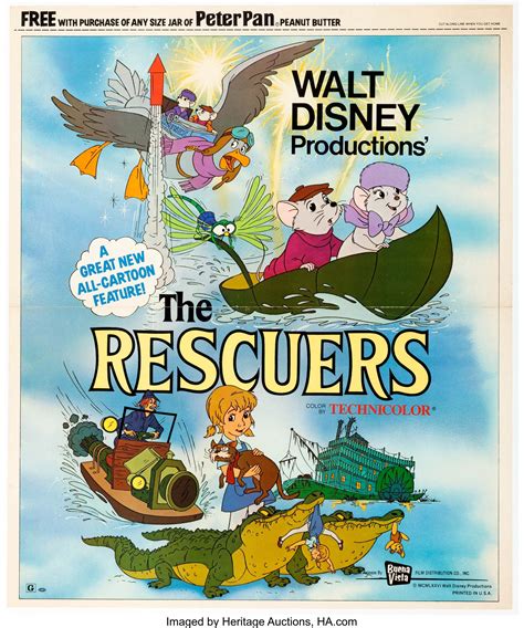 The Rescuers Store Offer Promotional Film Poster (Walt Disney, | Lot ...