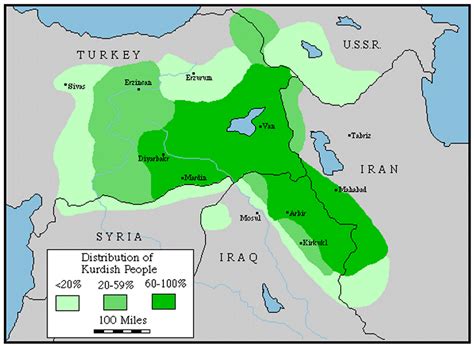 Distribution of Kurdish Population | Kurdistan, Map, Historical maps