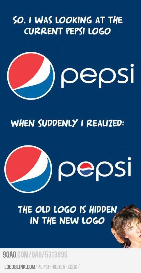 Pepsi hidden logo design - Logoblink.com