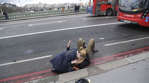 Westminster attack: Images from the bridge | UK News | Sky News